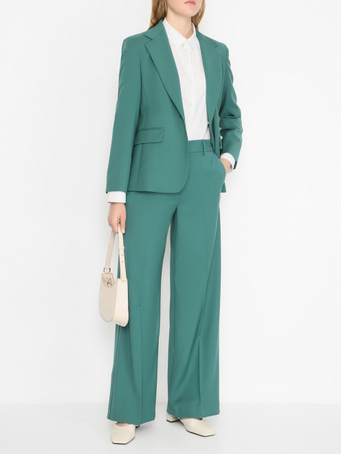 Однобортный жакет из шерсти Weekend Max Mara - МодельОбщийВид