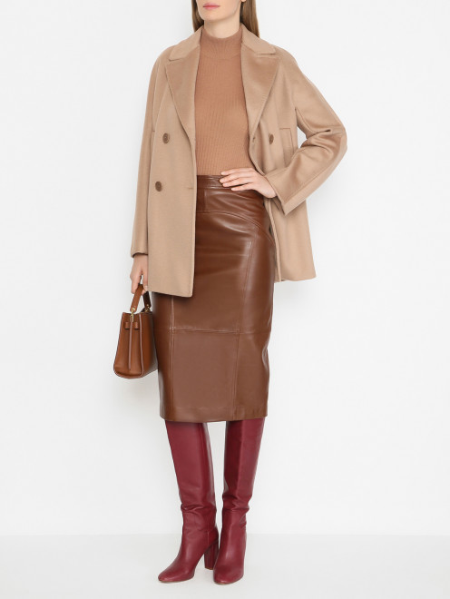 Топ из шелка и шерсти Max Mara - МодельОбщийВид