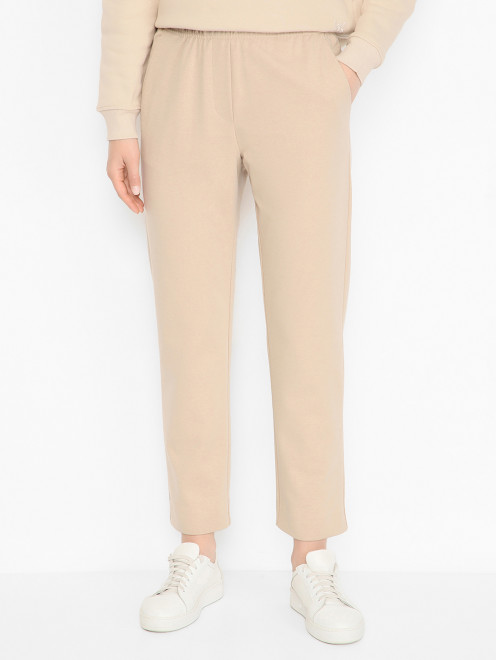 Трикотажные брюки узкого кроя Weekend Max Mara - МодельВерхНиз