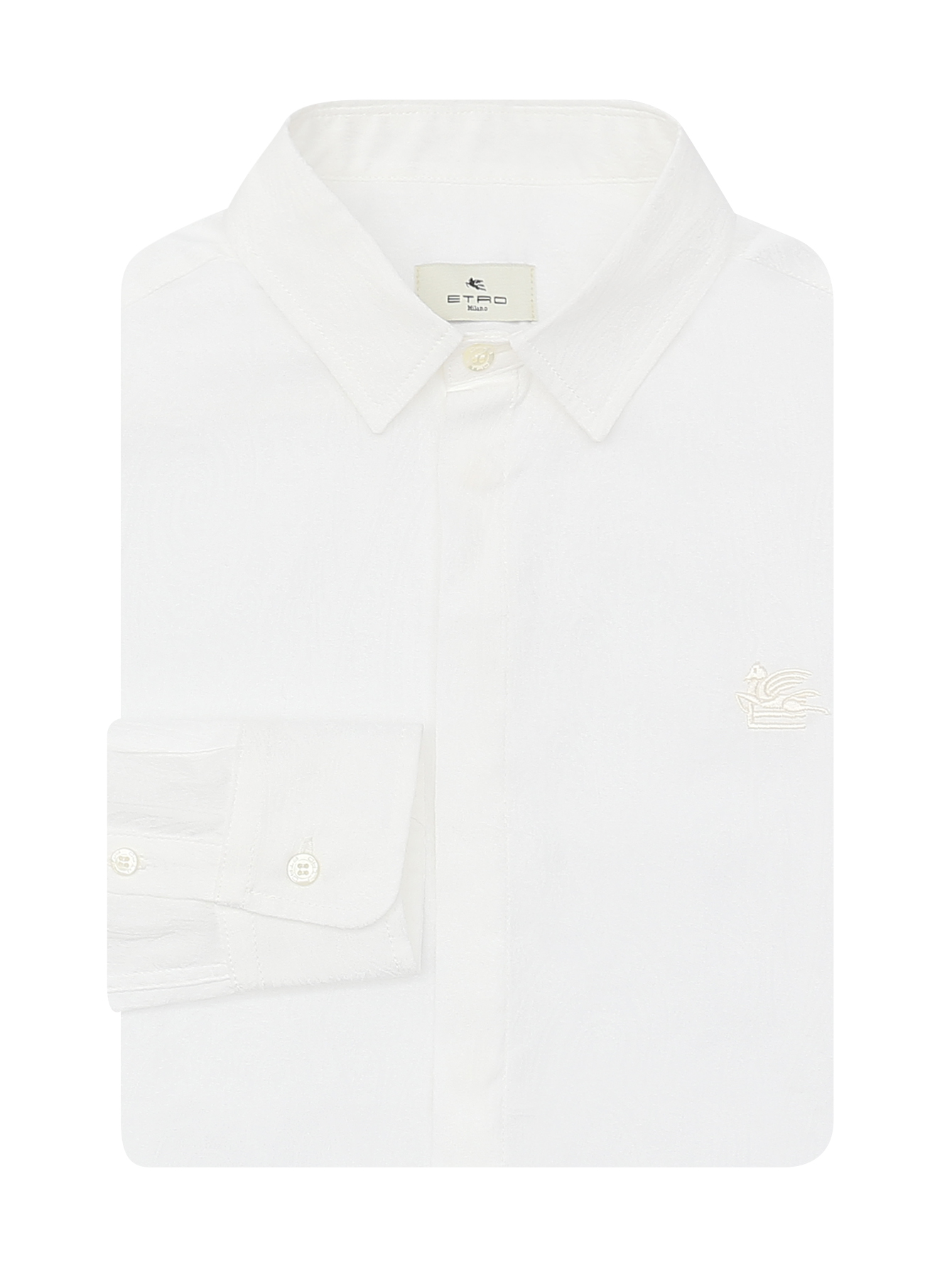 Рубашка из хлопка с логотипом