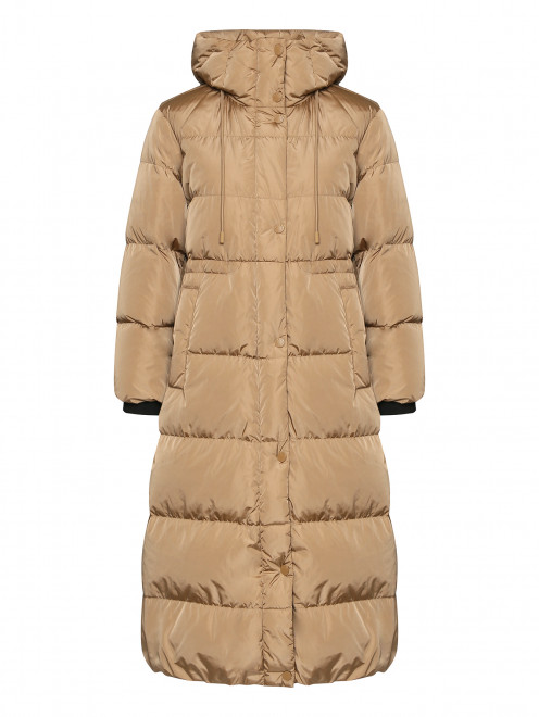 Длинный пуховик с капюшоном Weekend Max Mara - Общий вид