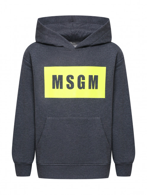 Толстовка на флисе с капюшоном MSGM - Общий вид