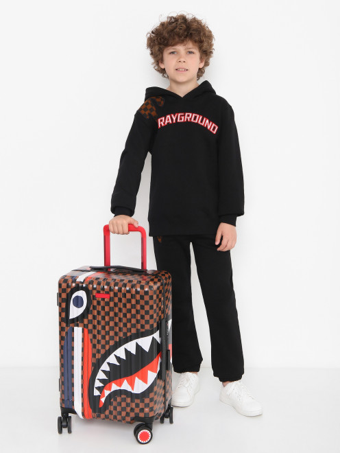 Чемодан детский с принтом Sprayground - МодельОбщийВид