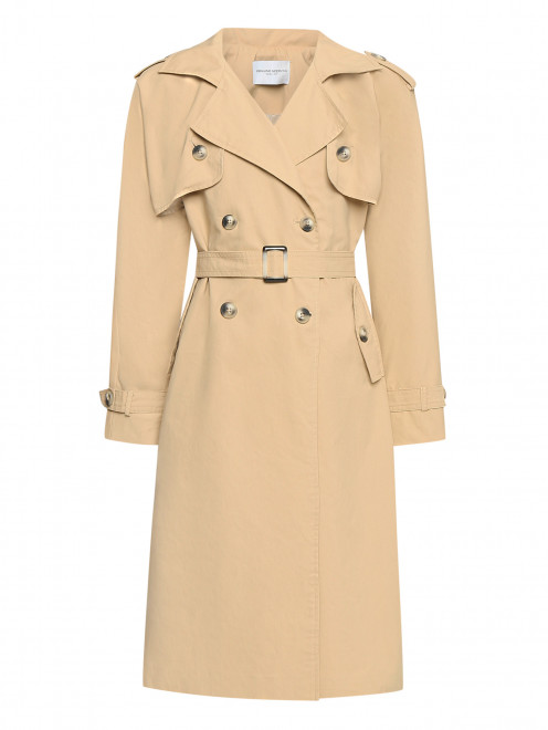 Двубортный плащ с поясом Ermanno Scervino Junior - Общий вид