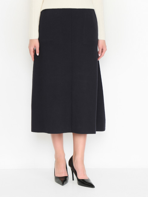 Трикотажная юбка с карманами Max Mara - МодельВерхНиз