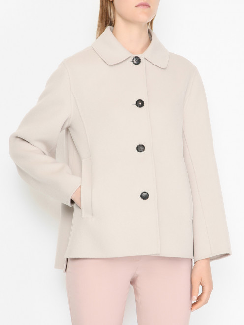 Полупальто из шерсти  Max Mara - МодельВерхНиз