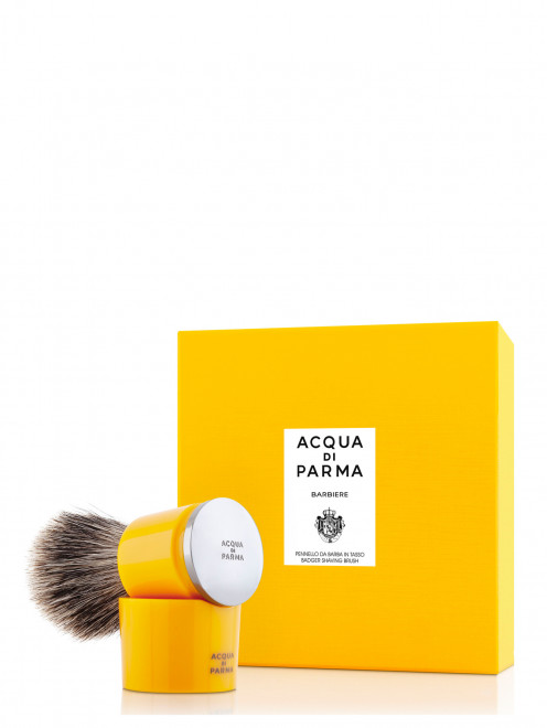 Желтый помазок для бритья Barbiere Acqua di Parma - Обтравка1