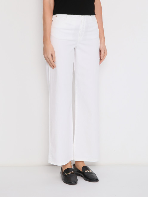 Широкие джинсы на высокой посадке Weekend Max Mara - МодельВерхНиз
