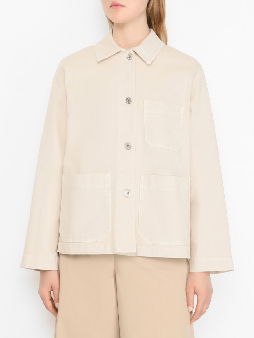 Куртка из денима с карманами Weekend Max Mara - МодельВерхНиз