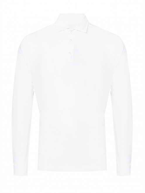 Поло из хлопка с длинным рукавом Doriani Cashmere - Общий вид