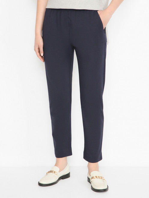 Трикотажные брюки узкого кроя Weekend Max Mara - МодельВерхНиз
