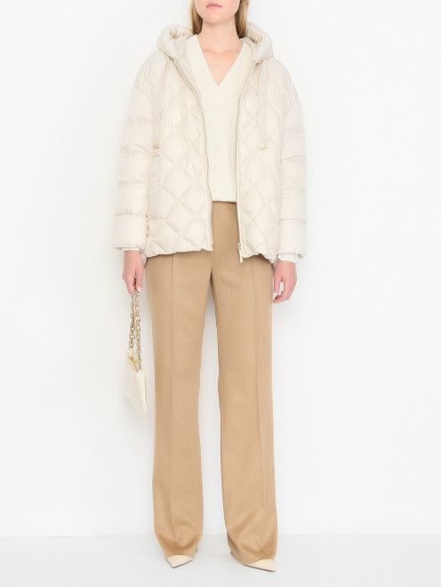 Пуховая куртка на молнии Max Mara - МодельОбщийВид