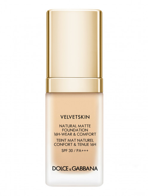 Матирующее тональное средство-флюид Velvetskin, 100 Porcelain, 30 мл Dolce & Gabbana - Общий вид