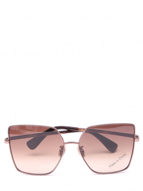 Солнцезащитные очки в оправе из металла Max Mara - Общий вид