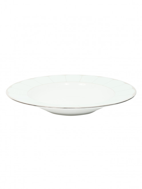 Тарелка суповая из  фарфора с окантовкой Haviland - Обтравка1