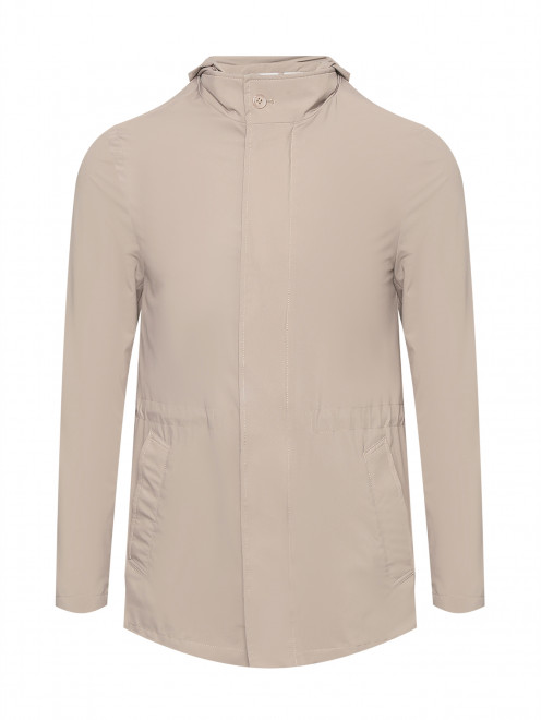 Ветровка на скрытой кулиске с капюшоном Doriani Cashmere - Общий вид