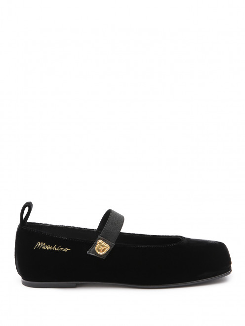 Балетки с логотипом Moschino - Общий вид