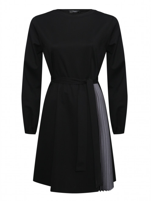 Платье трикотажное со вставками плиссе Weekend Max Mara - Общий вид