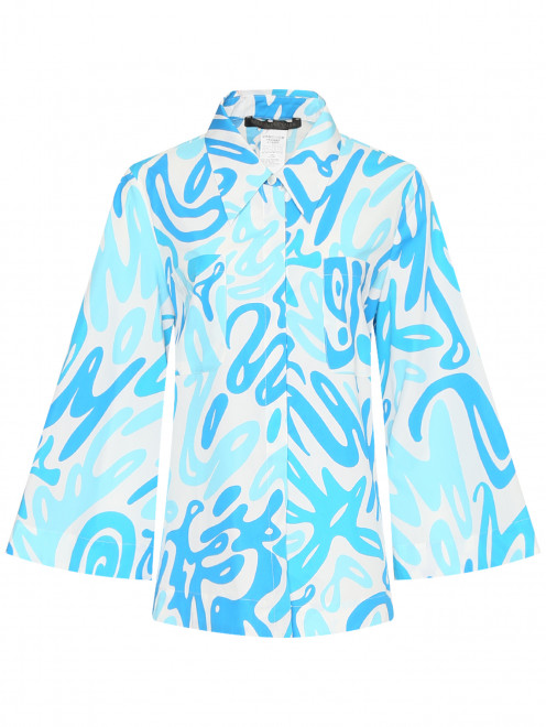 Блуза из хлопка с накладными карманами Marina Rinaldi - Общий вид
