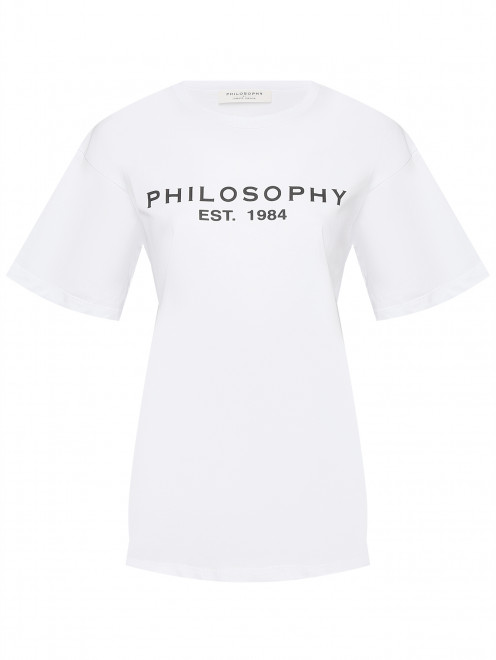 Футболка с логотипом Philosophy di Lorenzo Serafini - Общий вид