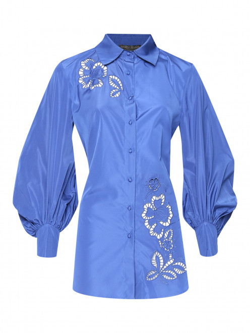 Блуза на пуговицах с вышивкой Marina Rinaldi - Общий вид
