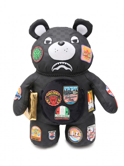 Комбинированный рюкзак медведь  Sprayground - Общий вид