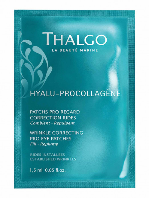 Разглаживающие морщины маски-патчи для глаз Hyalu-Procollagène, 8*2 патчи Thalgo - Общий вид