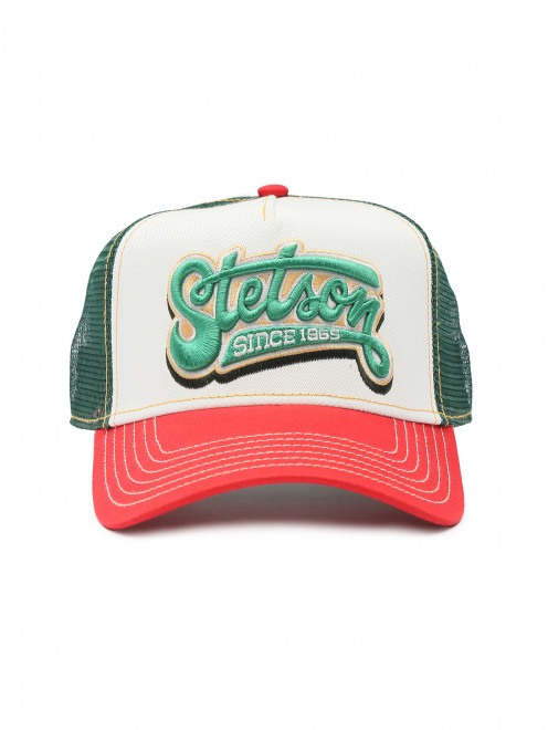 Кепка из хлопка с вышивкой Stetson - Общий вид