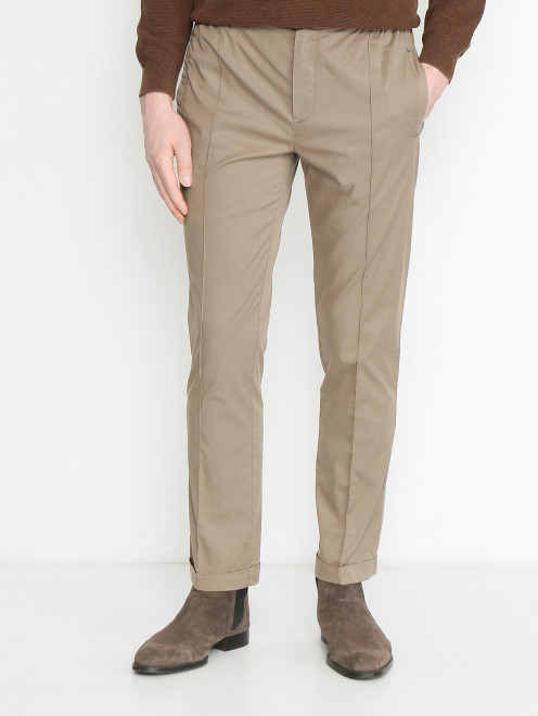 Базовые брюки на резинке Doriani Cashmere - МодельВерхНиз