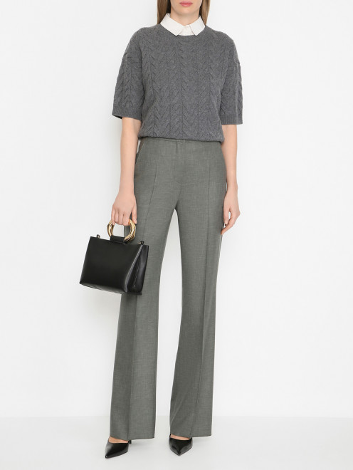 Укороченный джемпер из шерсти Max Mara - МодельОбщийВид