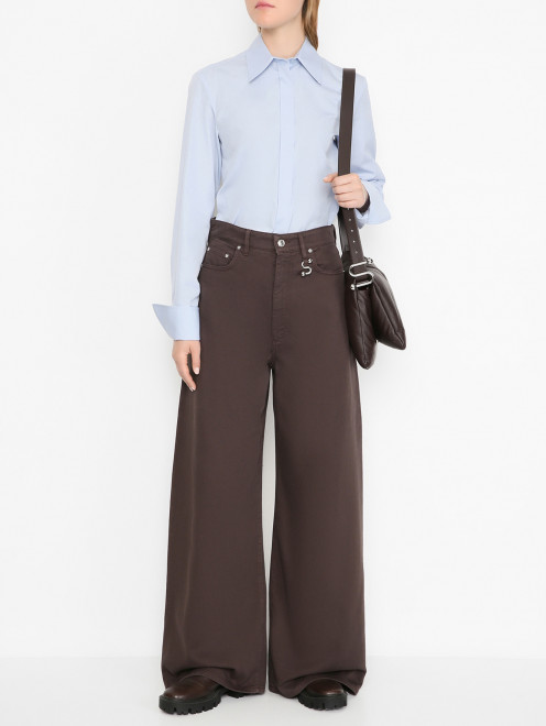 Джинсы широкого кроя Sportmax - МодельОбщийВид