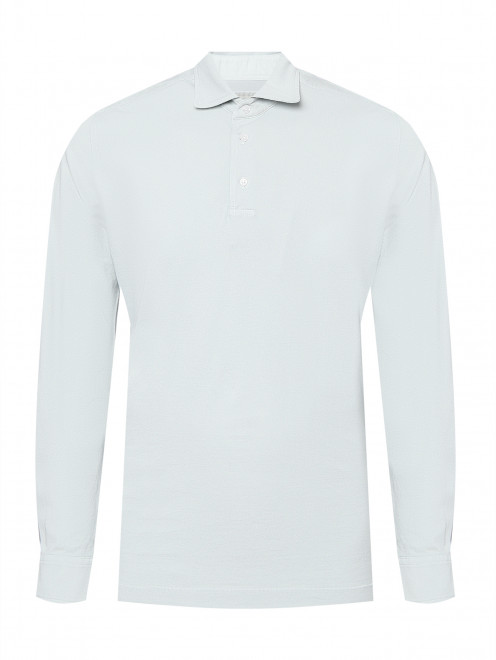 Поло из хлопка с длинным рукавом Doriani Cashmere - Общий вид