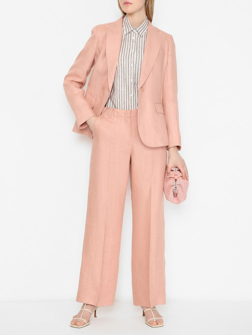 Льняной жакет без подкладки Weekend Max Mara - МодельОбщийВид