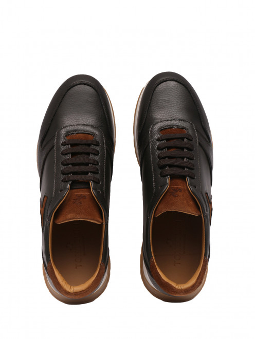 Комбинированные кроссовки на контрастной подошве Tombolini - Общий вид