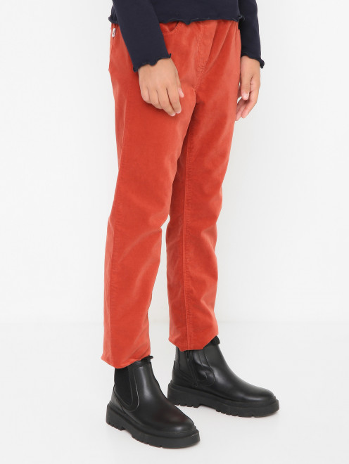 Однотонные брюки с карманами Il Gufo - МодельВерхНиз