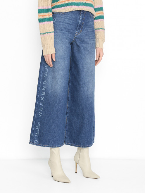 Широкие джинсы на резинке Weekend Max Mara - МодельВерхНиз