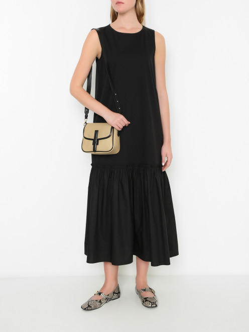 Сумка из текстиля через плечо Weekend Max Mara - МодельОбщийВид