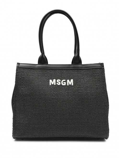 Комбинированная сумка с логотипом MSGM - Общий вид