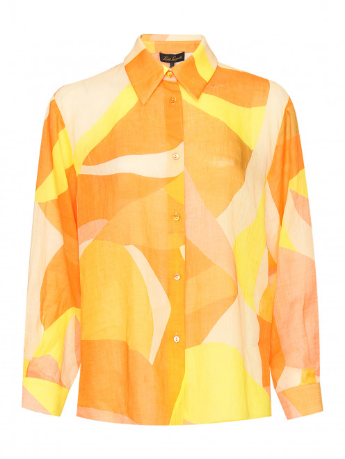 Блуза свободного кроя с узором Luisa Spagnoli - Общий вид
