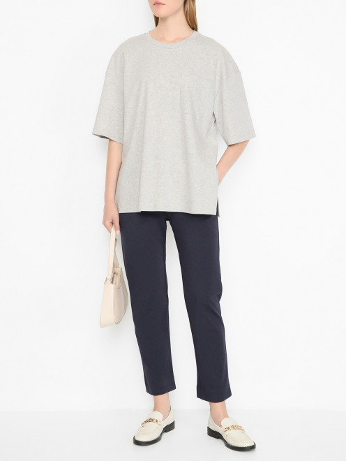 Свободная футболка с карманом Weekend Max Mara - МодельОбщийВид