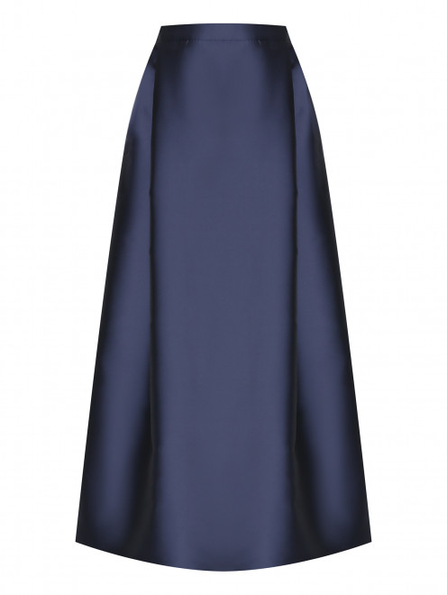 Однотонная атласная юбка-макси Alberta Ferretti - Общий вид