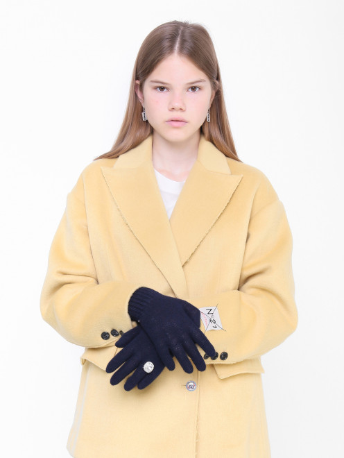 Перчатки со стразами Aletta Couture - МодельОбщийВид