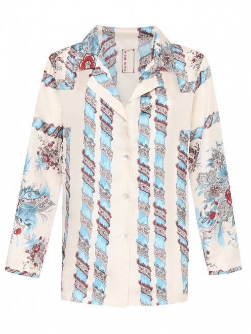 Блуза из шелка с узором Antonio Marras - Общий вид
