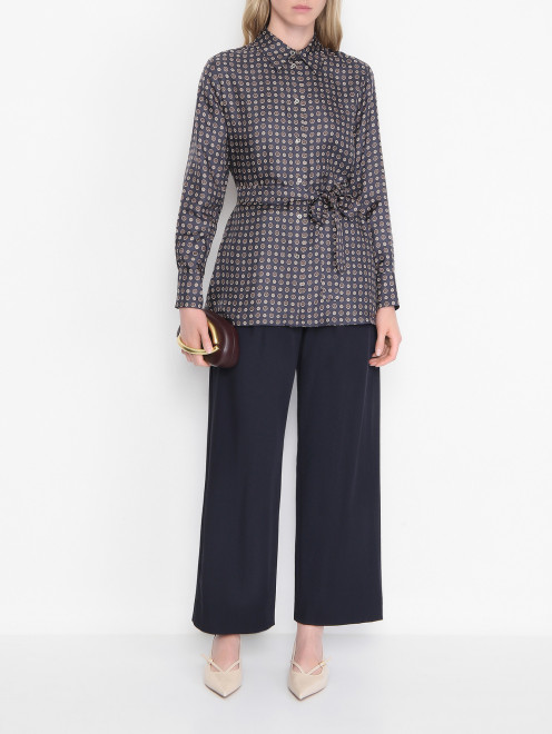 Брюки из шерсти с карманами Max Mara - МодельОбщийВид
