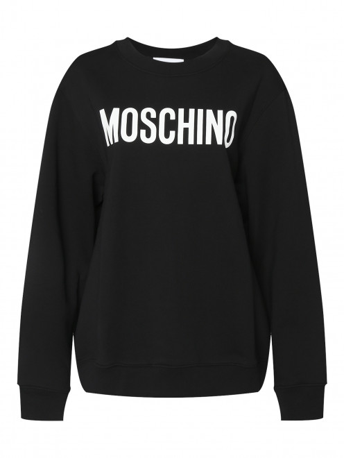 Свитшот с логотипом Moschino - Общий вид