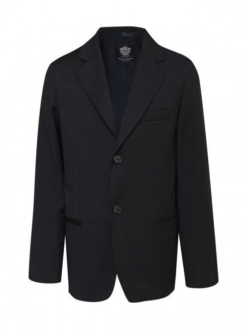 Однотонный пиджак из шерсти Dal Lago - Общий вид