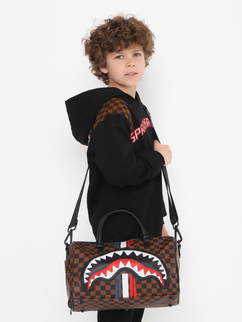 Спортивная сумка с узором Sprayground - МодельВерхНиз