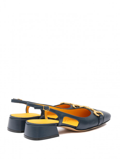 Туфли с открытой пяткой на низком каблуке Mara bini - Обтравка1