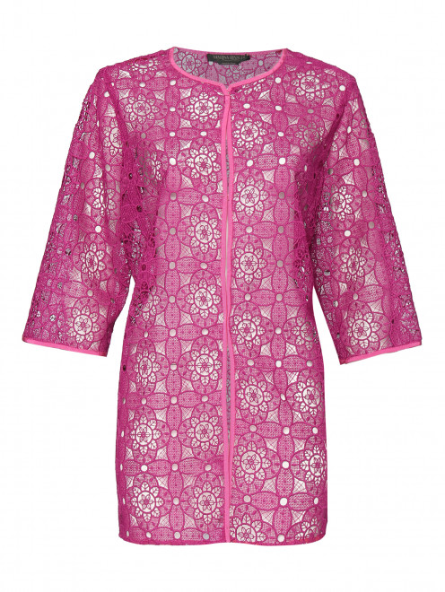 Полупрозрачная блуза с вышивкой Marina Rinaldi - Общий вид