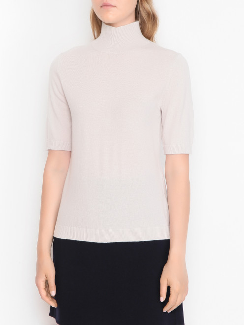 Джемпер из шерсти с короткими рукавами Max Mara - МодельВерхНиз